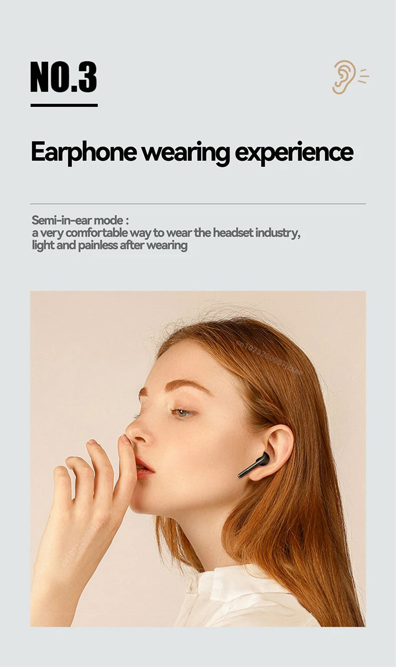 Xiaomi REDMI Wireless Earphone Noise Reducting Bluetooth Earbuds HiFi Stereo In-Ear Headset Subwoofer Headphones Handsfree Mic