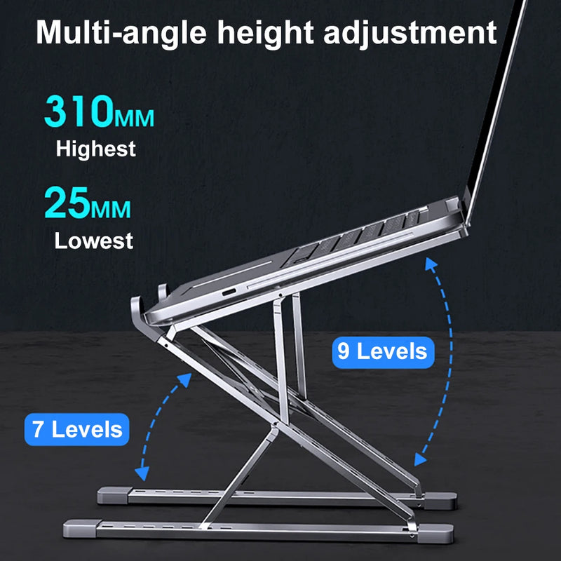 Suporte Ajustável CMAOSO N8: Estabilidade, Conforto e Mobilidade para seu Notebook!