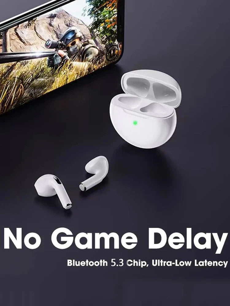 Xiaomi Original Air Pro 6 Earphone TWS 9D HIFI Headset Bluetooth Music Earbuds For IPhone Android Wireless Pods Headphones