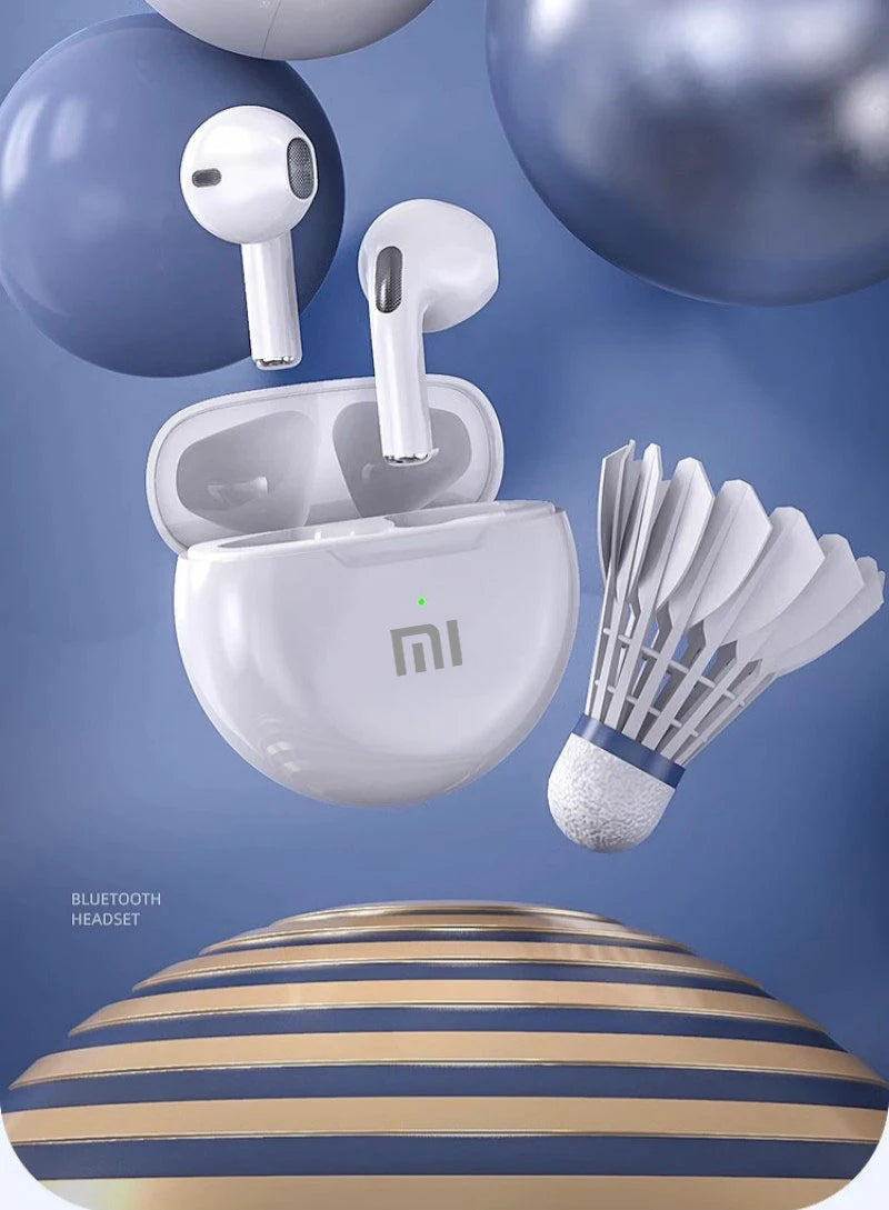 Xiaomi Original Air Pro 6 Earphone TWS 9D HIFI Headset Bluetooth Music Earbuds For IPhone Android Wireless Pods Headphones